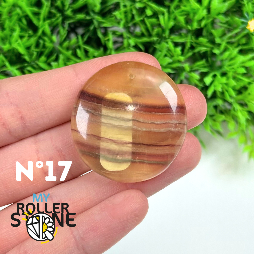 Pendentif Percé Fluorite 5A