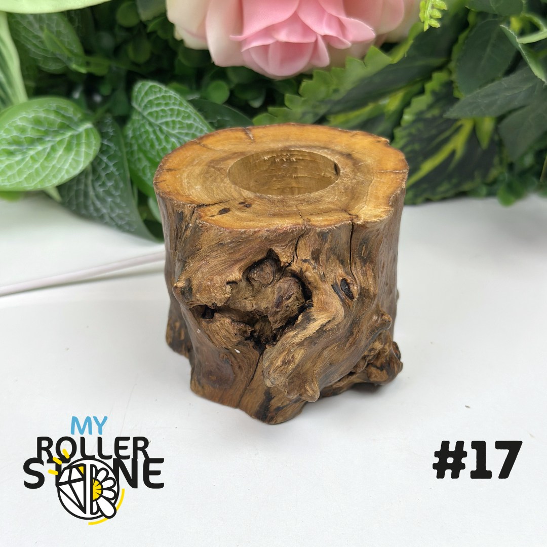 Support en bois LED pour sphère
