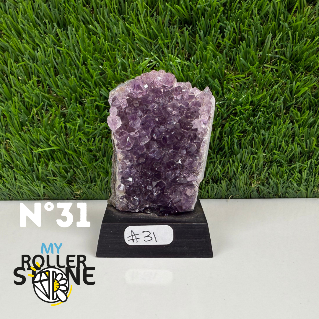 Améthyste sur socle