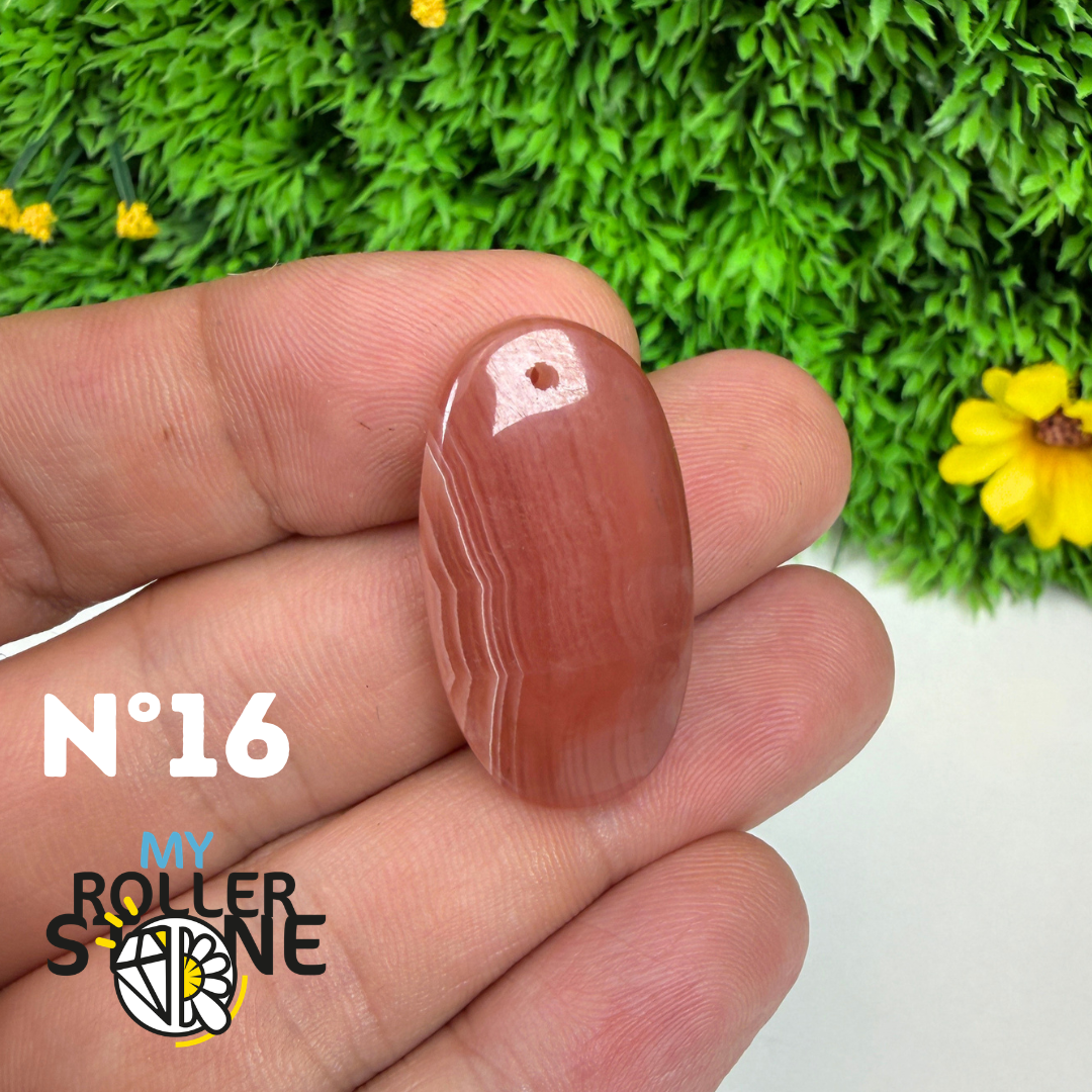 Pendentif percé Rhodochrosite Qualité gemme