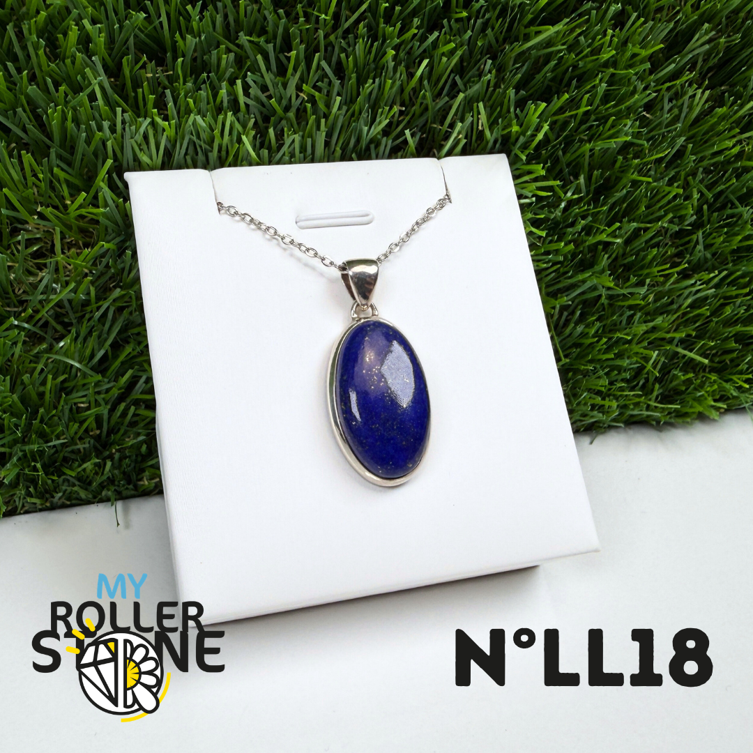 Pendentif Argent 925 Lapis Lazuli #18