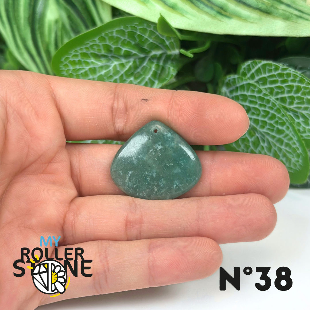 Pendentif Amazonite Brésil 5A