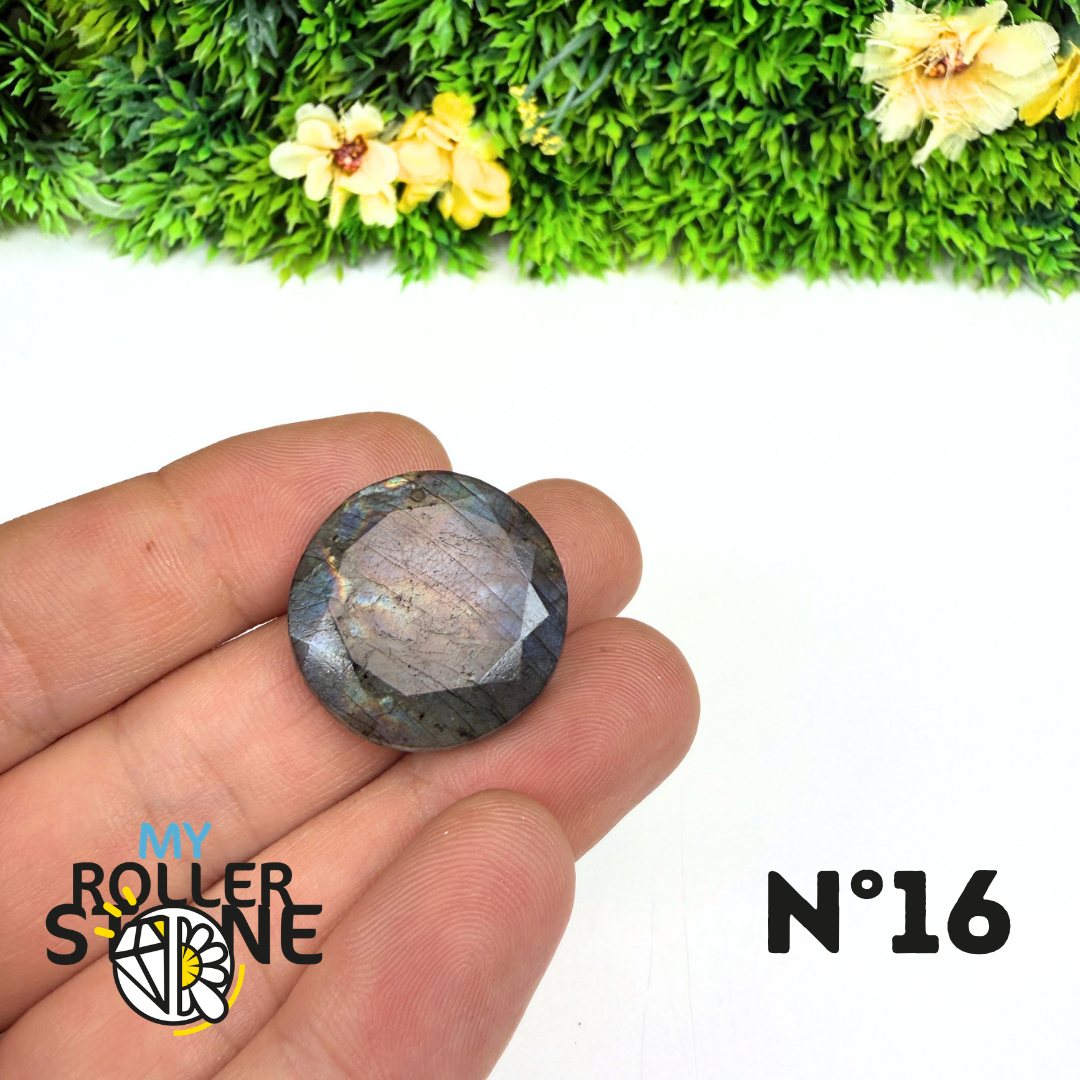 Pendentif Percé Spectrolite Violette