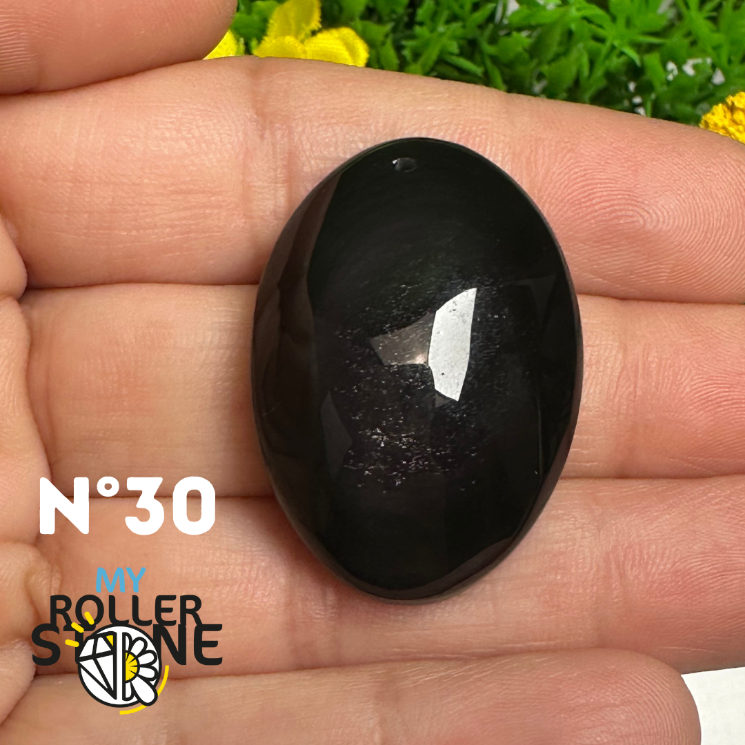 Pendentif Obsidienne Arc-en-Ciel 5A (Oeil céleste)