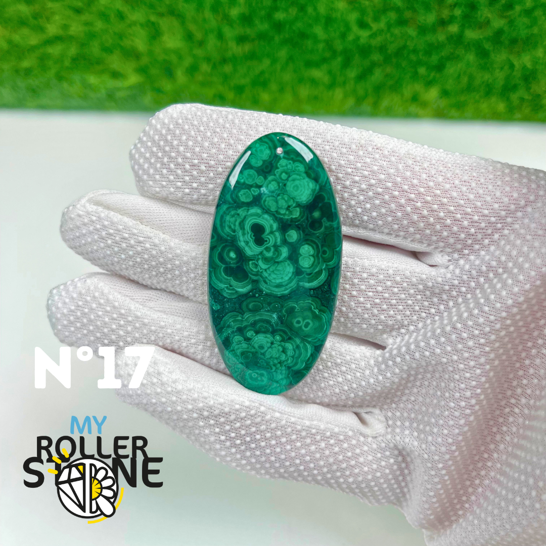 Pendentif Malachite 5A percé