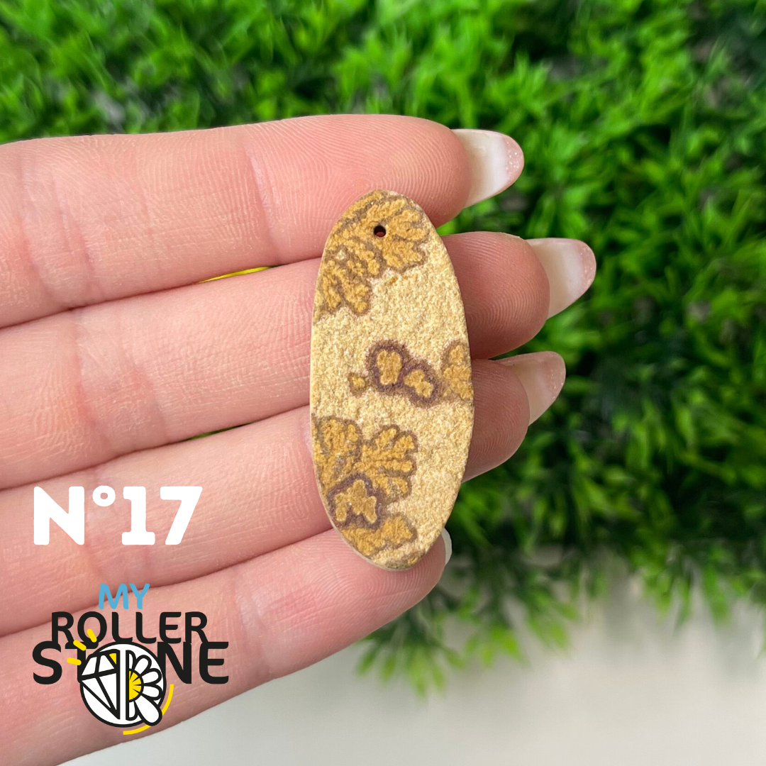 Pendentif Fossil dentritique 5A percé