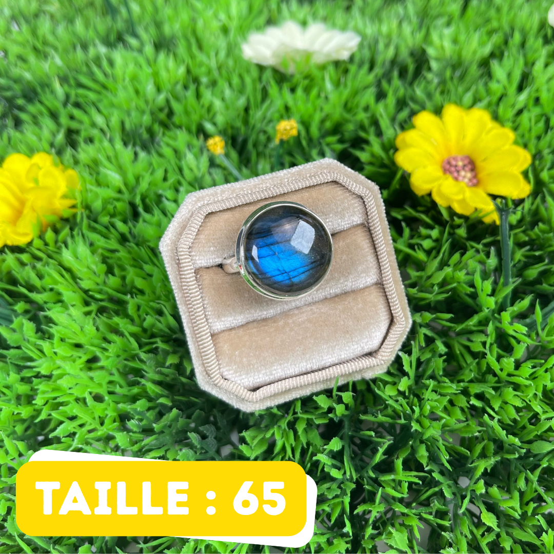 Bague Labradorite Bluefire #317