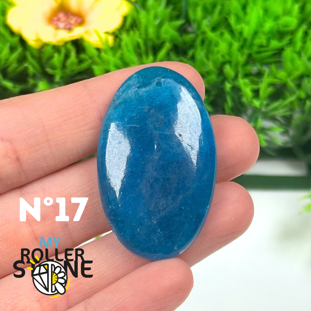 Pendentif Apatite bleue 5A