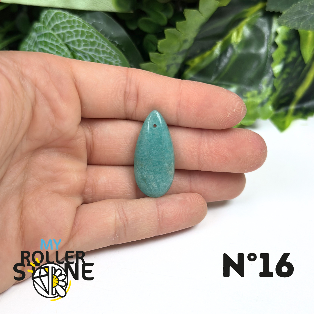 Pendentif Amazonite Brésil 5A
