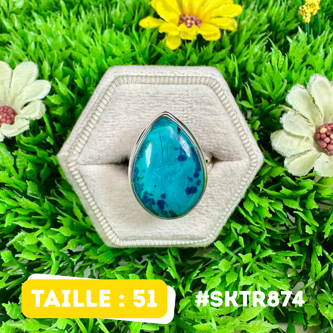 Bague citrine carrée en plaqué or - Juliette Taille bague 53 Bague citrine carrée en plaqué or - Juliette Taille bague 53