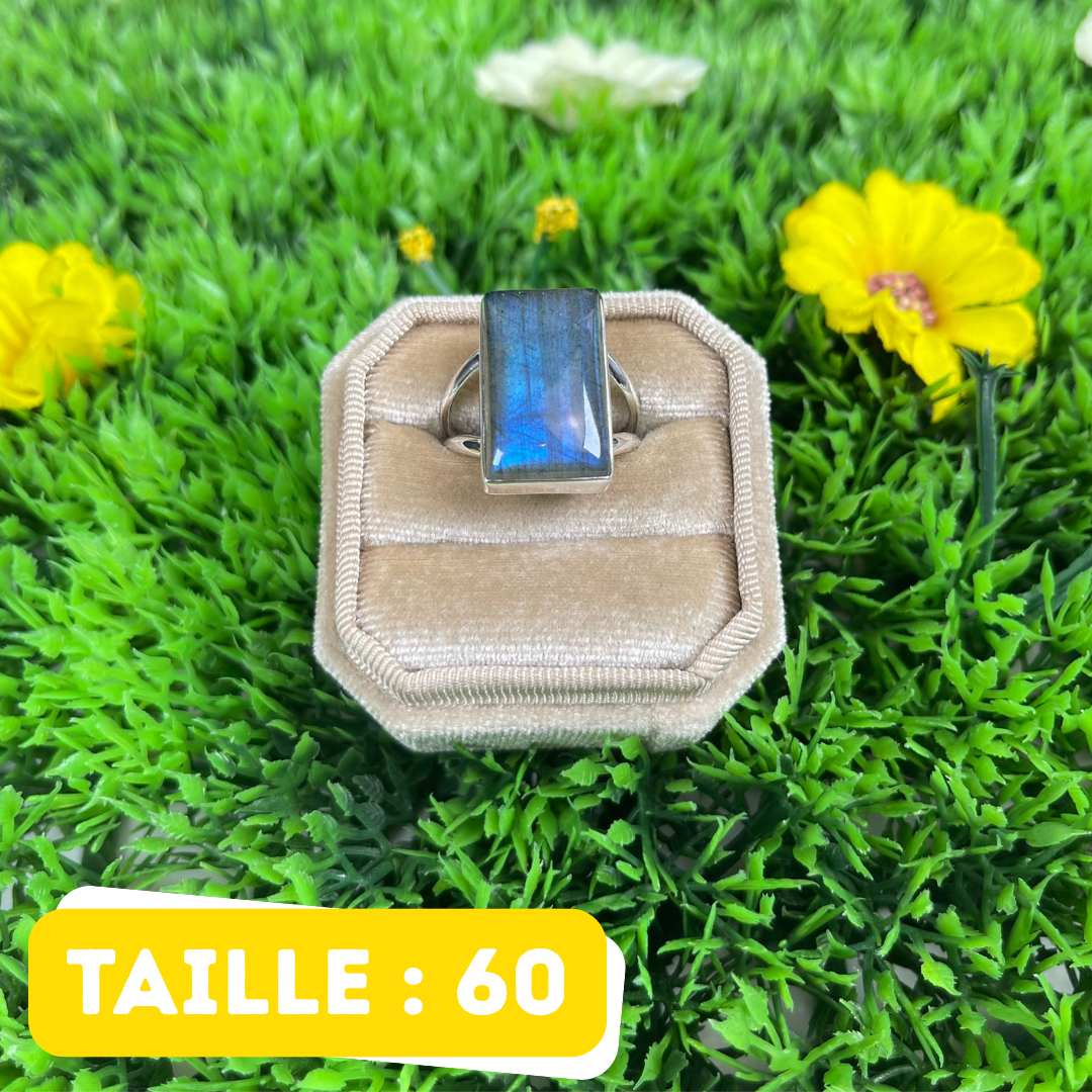 Bague Labradorite Bluefire #318