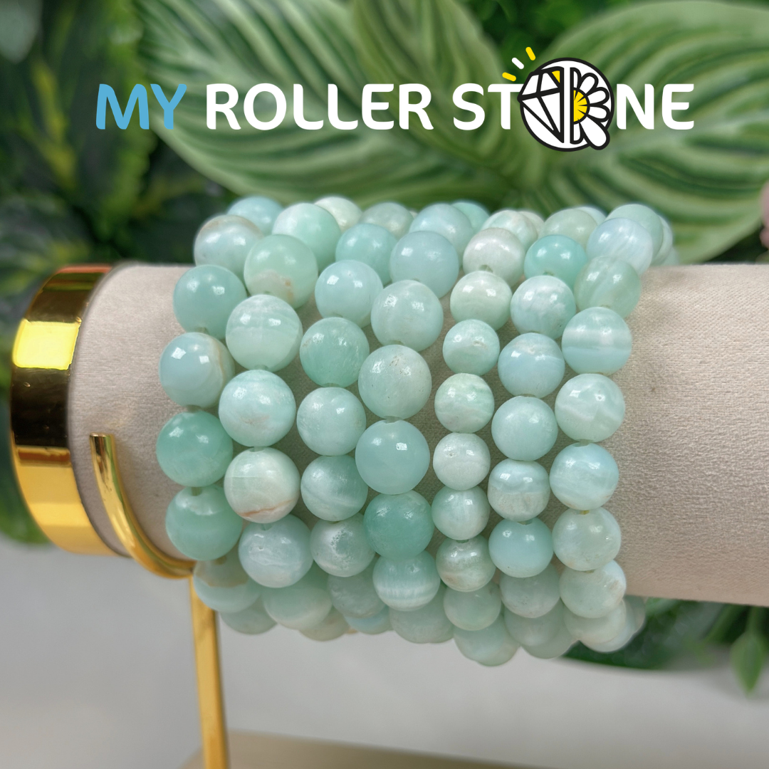 Bracelet en Calcite Bleue des Caraïbes