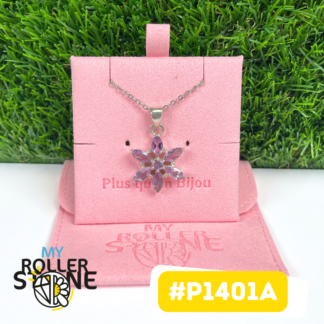 Pendentif Argent 925 Améthyste #P1401A