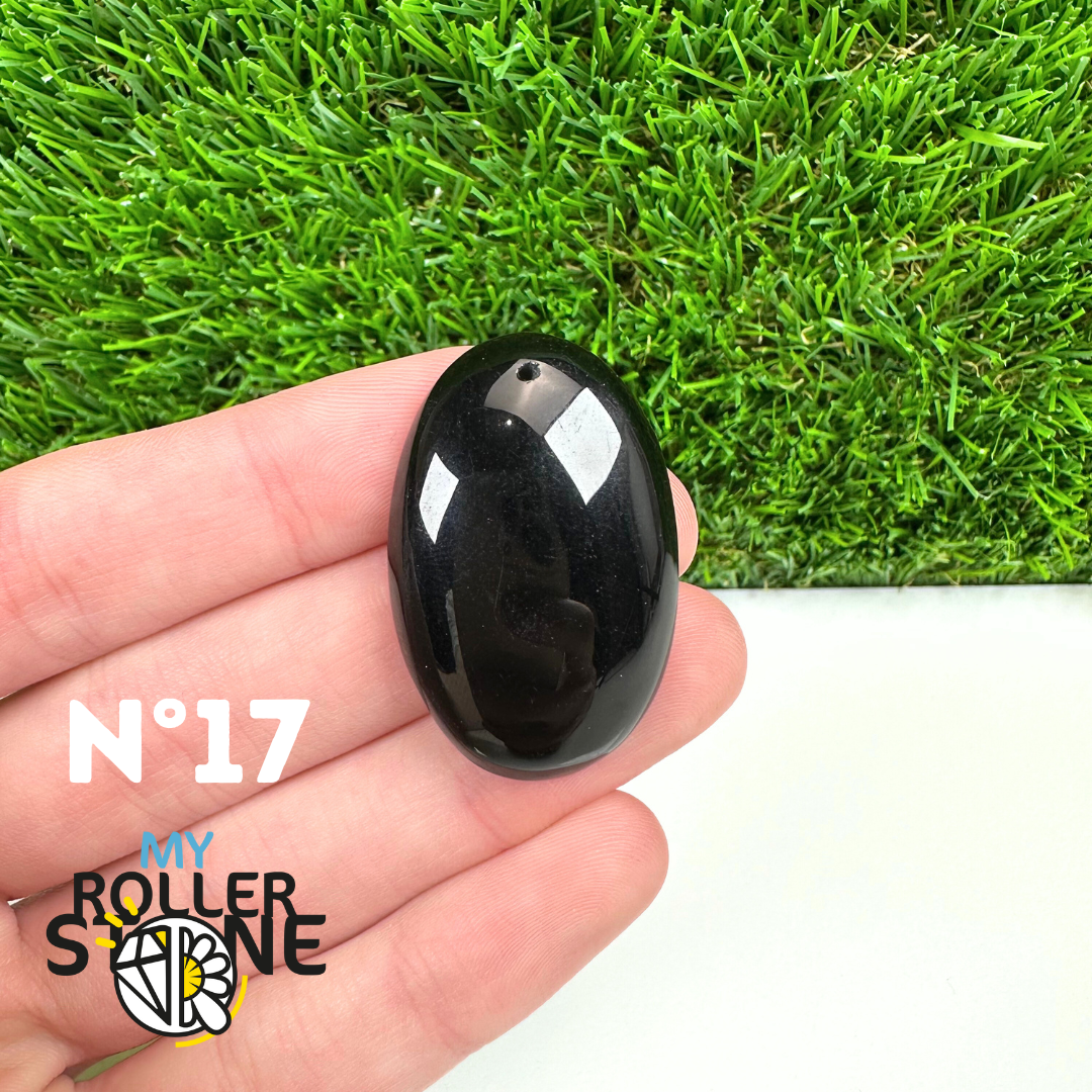 Pendentif Percé Tourmaline Noire