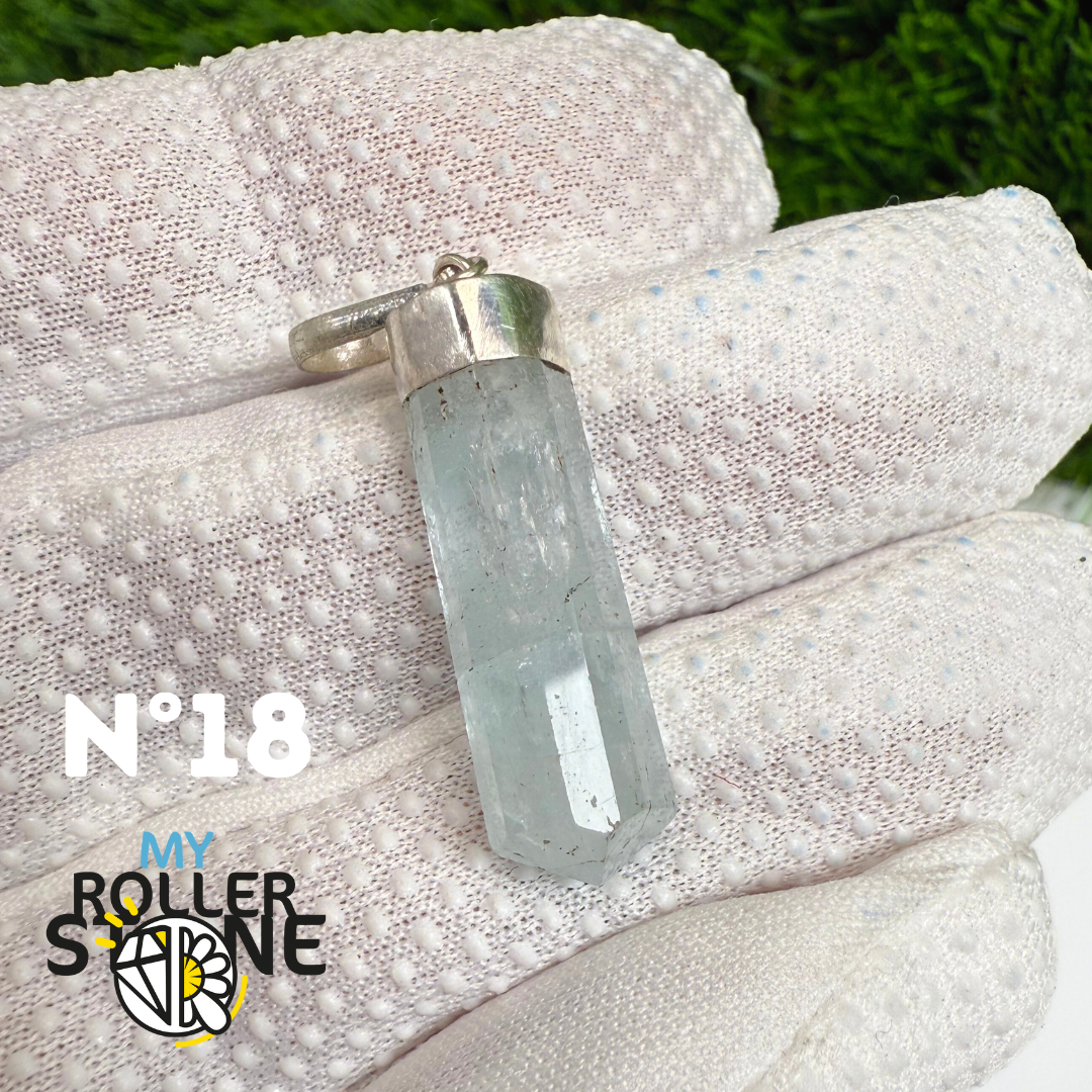 Pendentif Aigue-Marine et Argent