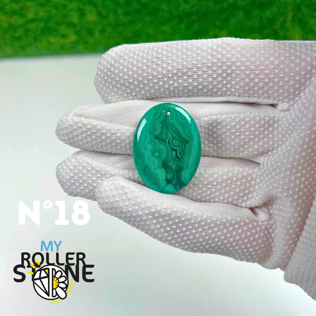 Pendentif Malachite 5A percé