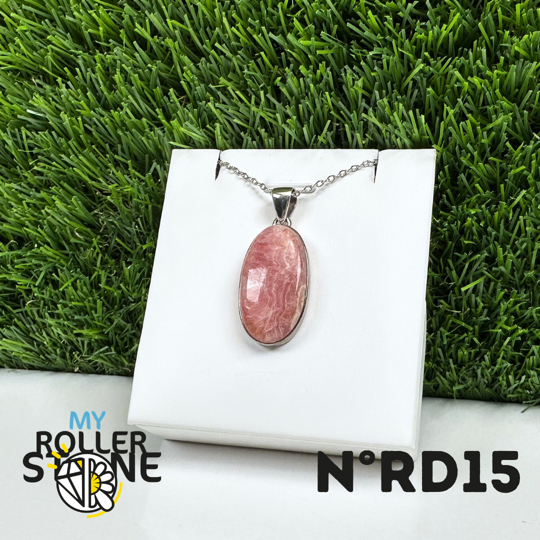 Pendentif Argent Rhodochrosite #15