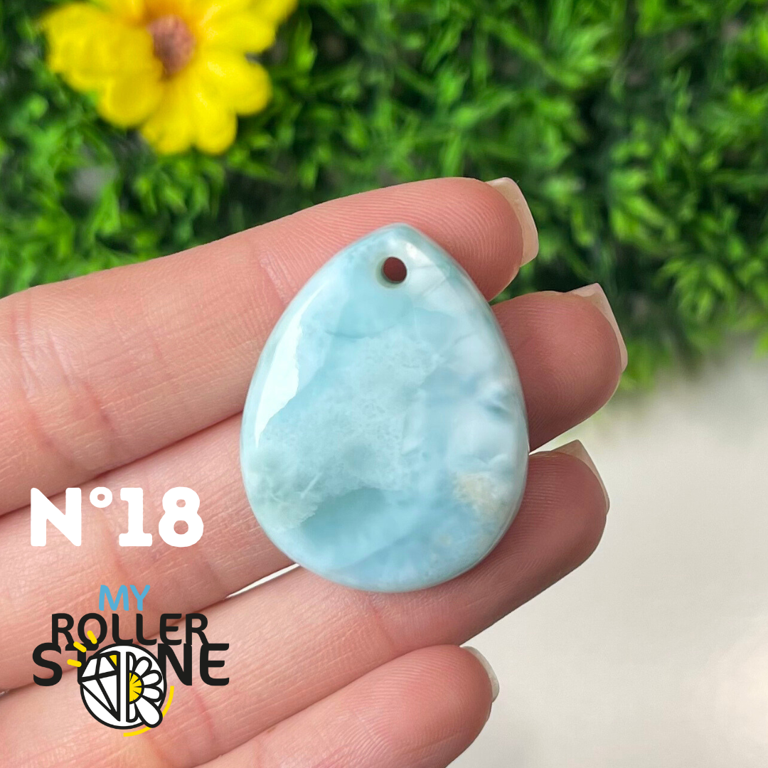 Pendentif Larimar 5A percé