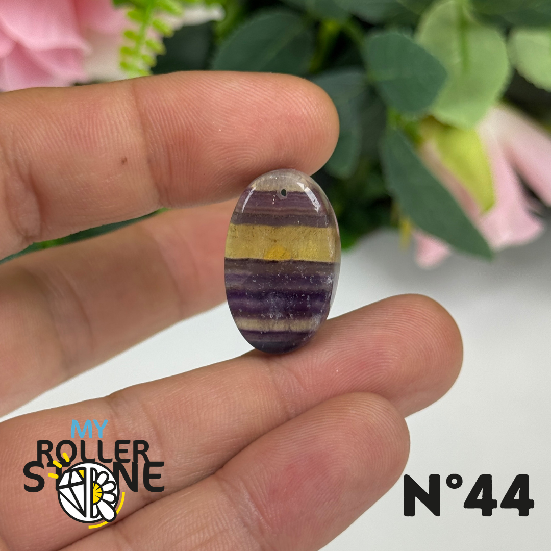 Pendentif percé Fluorite 5A
