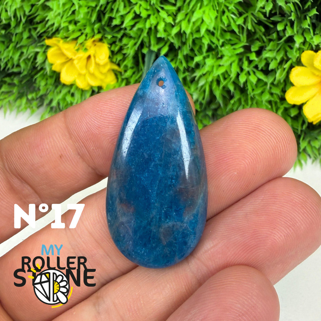 Pendentif Apatite bleue 3A