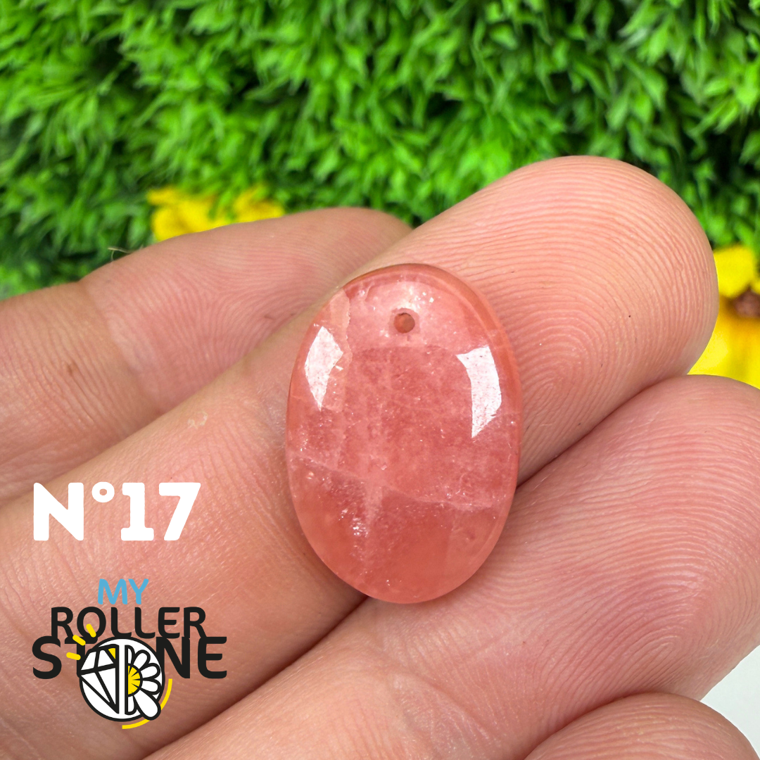 Pendentif percé Rhodochrosite Qualité gemme