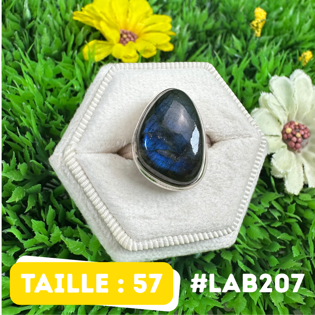 Bague Labradorite Bluefire #LAB207