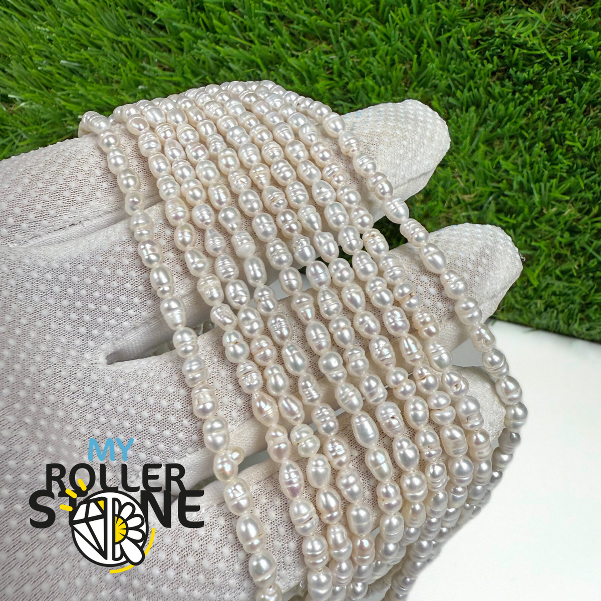 Perles d'eau douce naturelles de 4-4,5 mm