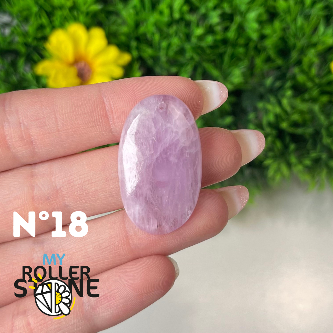 Pendentif Kunzite 5A percé