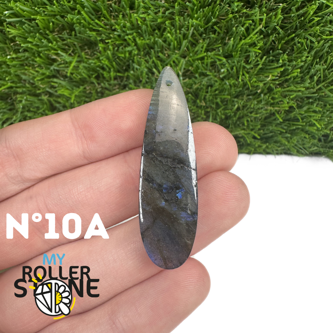 Pendentif Percé Labradorite Goutte