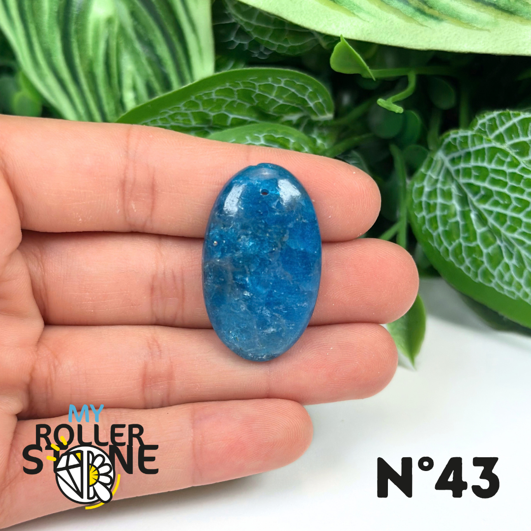 Pendentif Apatite bleue 5A