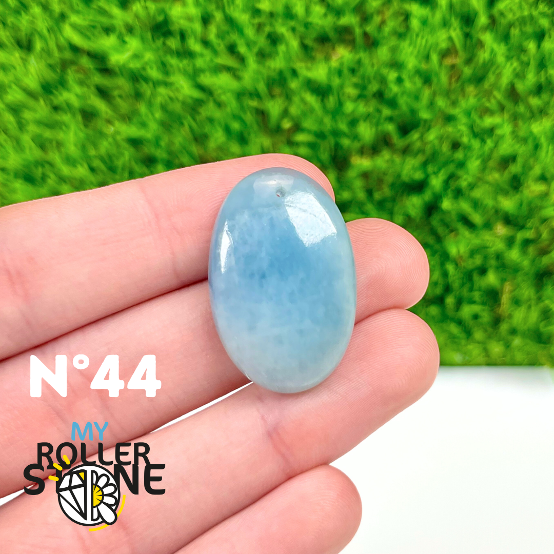 Pendentif Percé Aigue marine 5A