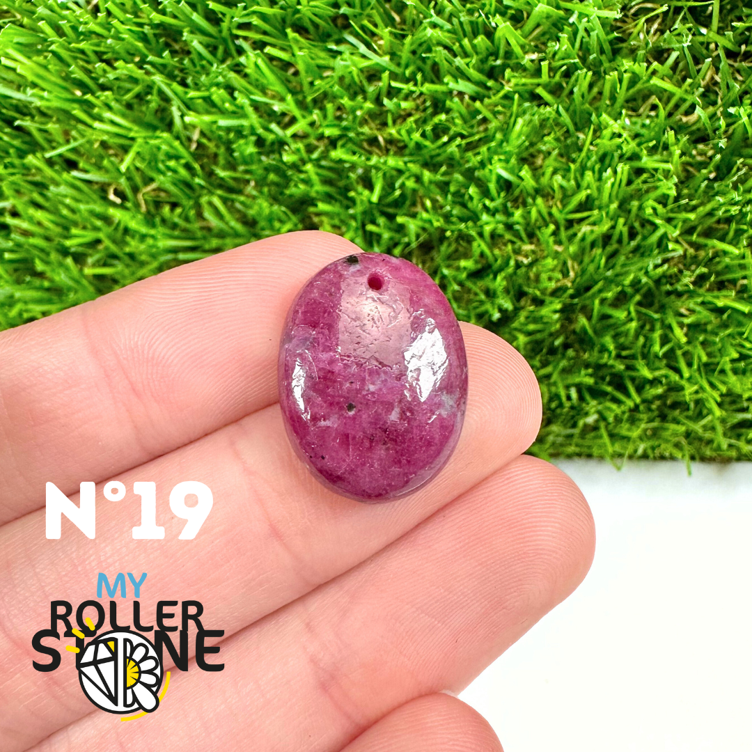 Pendentif Percé Rubis 3A