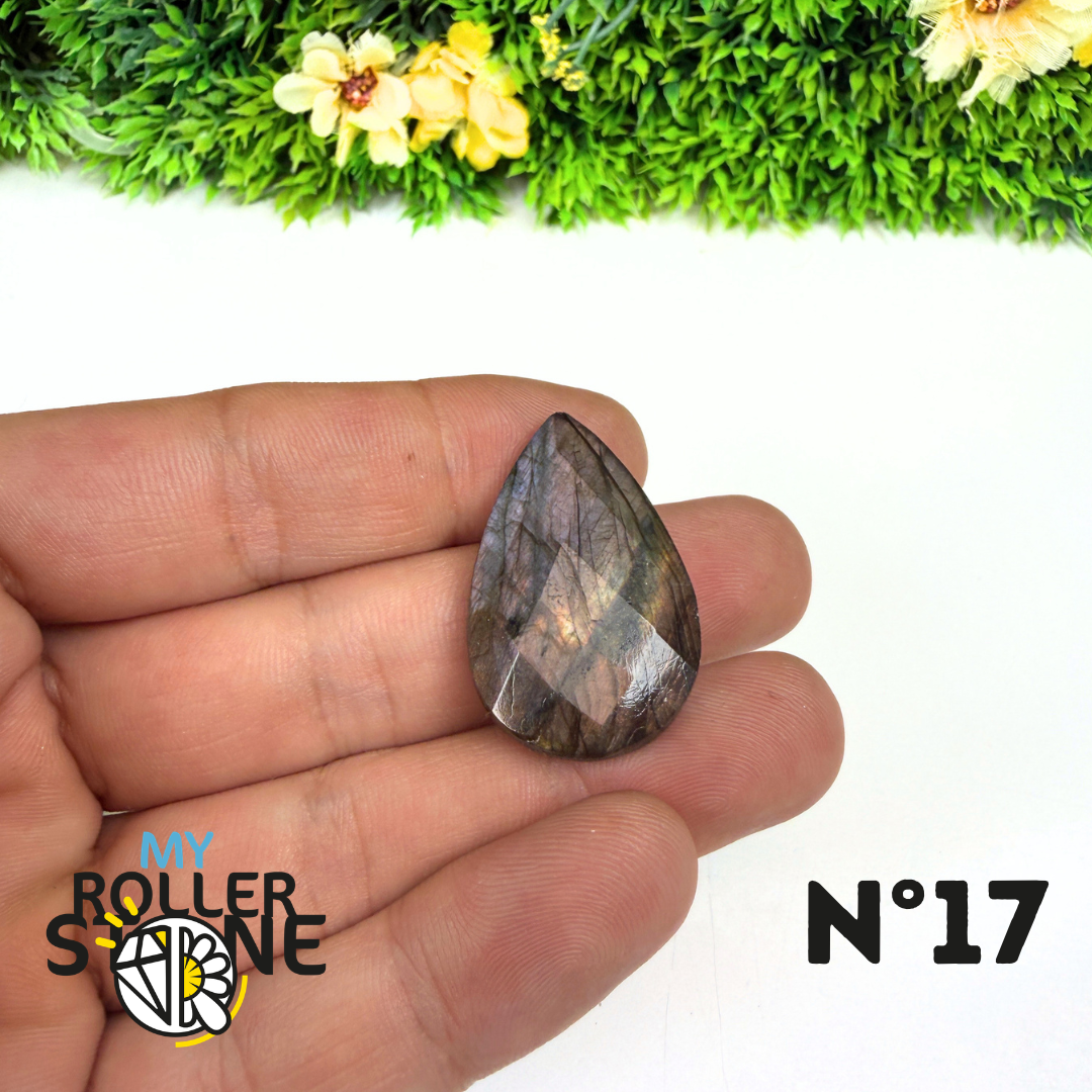 Pendentif Percé Spectrolite Violette