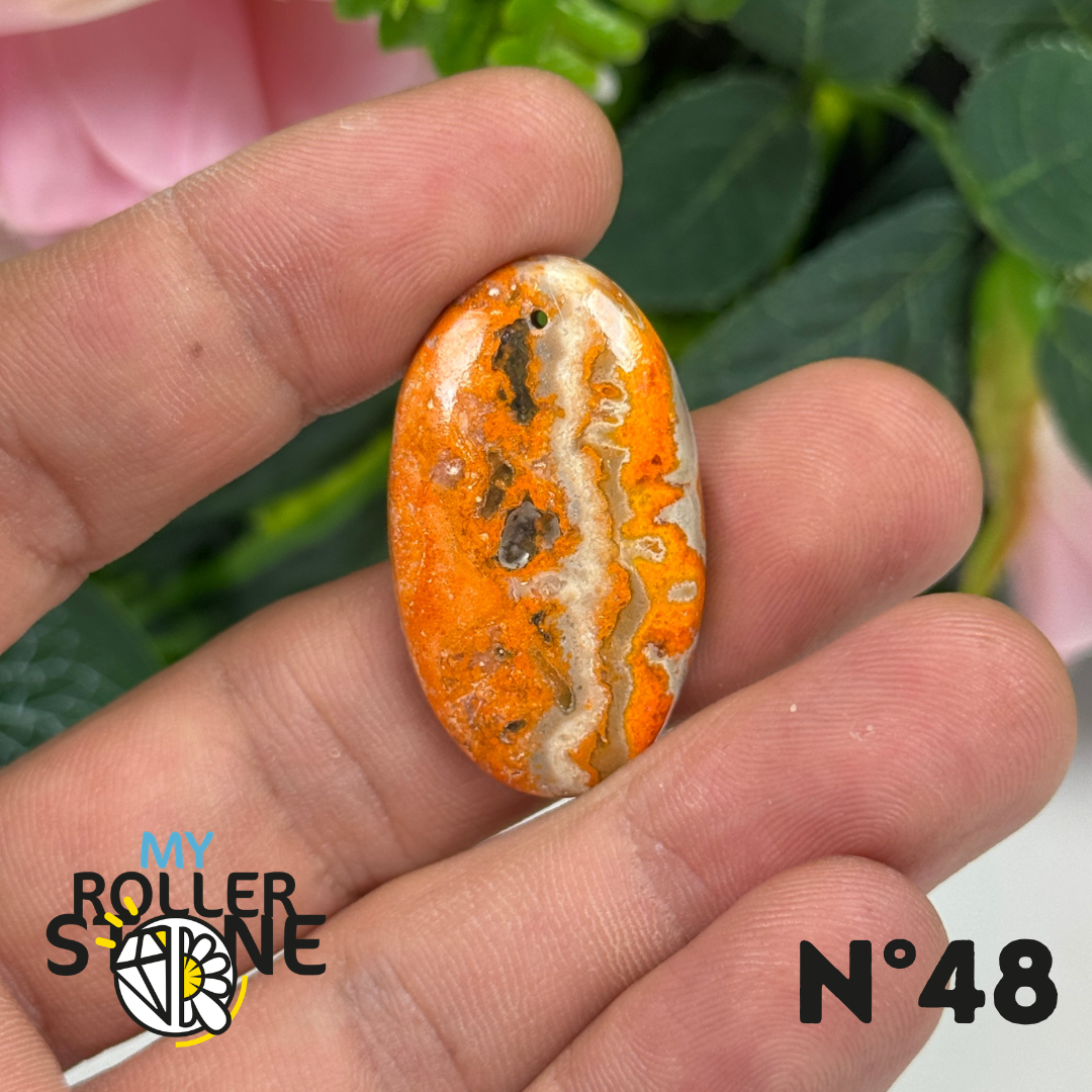Pendentif Jaspe Bumblebee 5A Percé (BOURDON)
