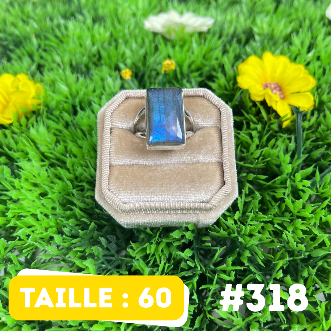 Bague Labradorite Bluefire #318