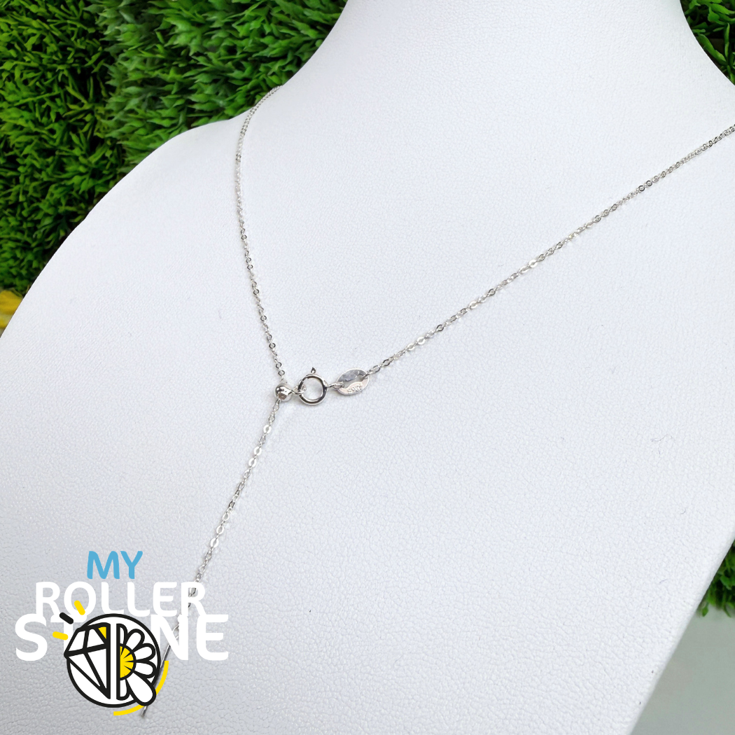 Chaîne Réglable en Argent 925 avec Perle Coulissante