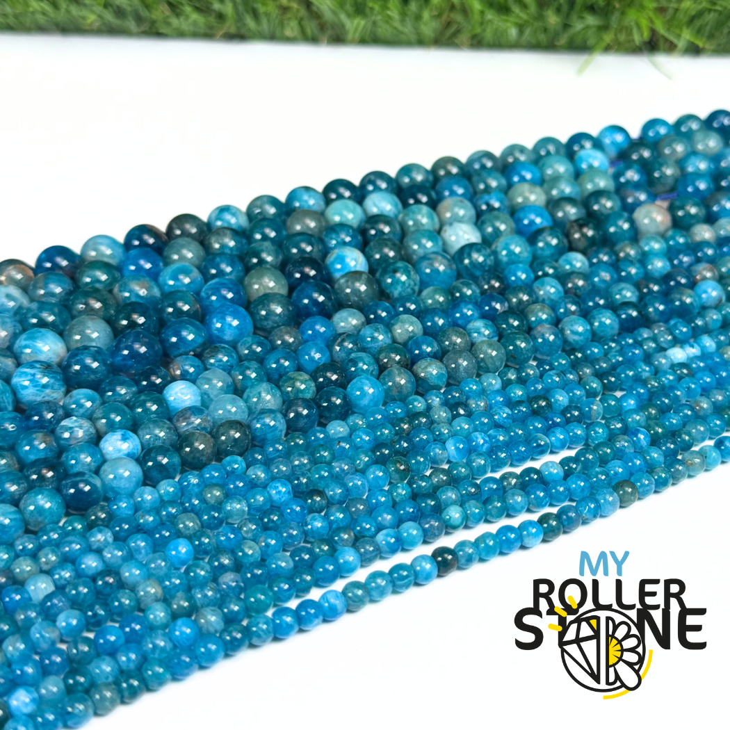 Perle Apatite Bleue 3A
