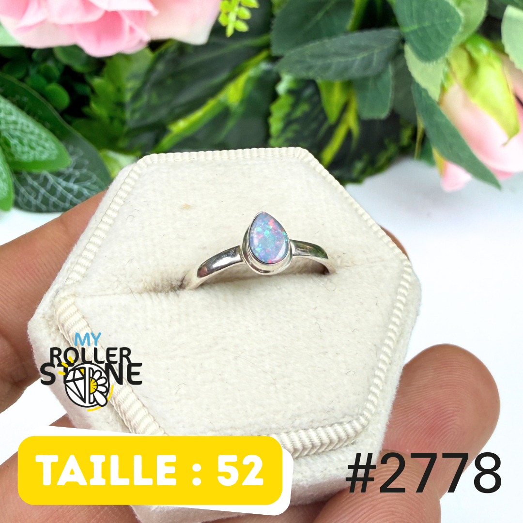 Bague argent Opale Australienne #2778