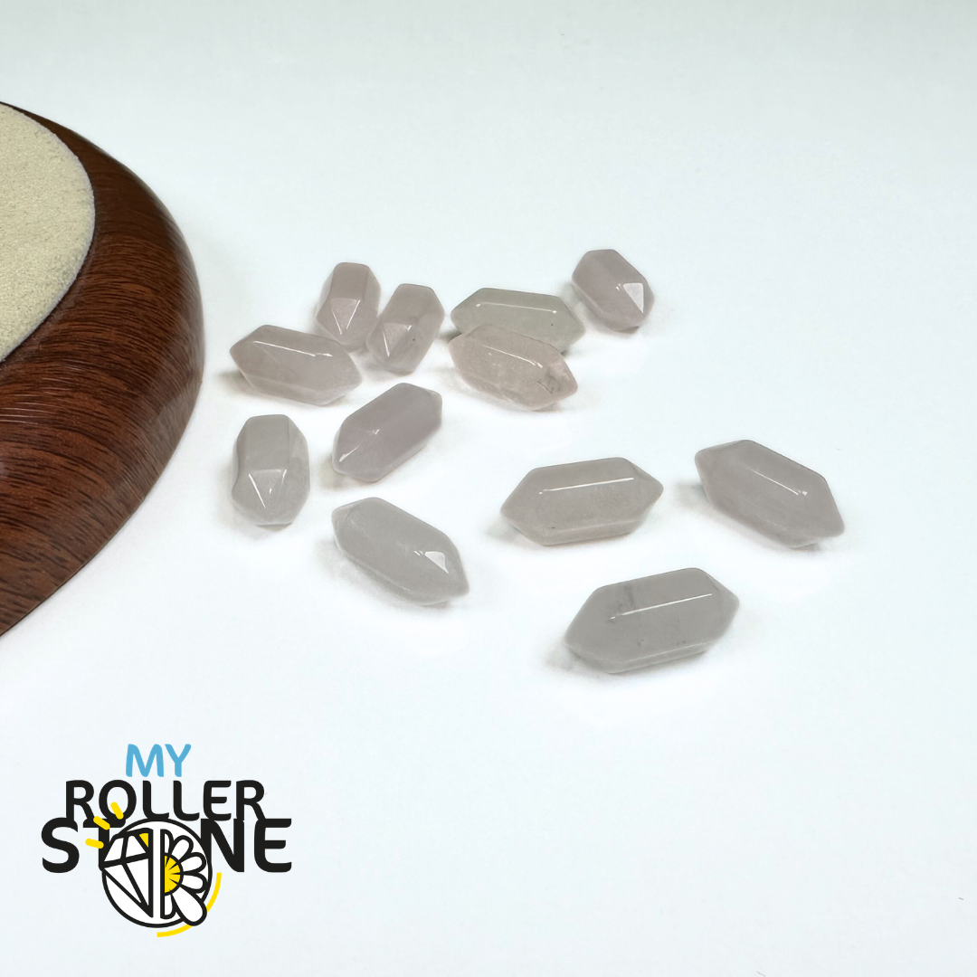 Double Pointe Quartz Rose