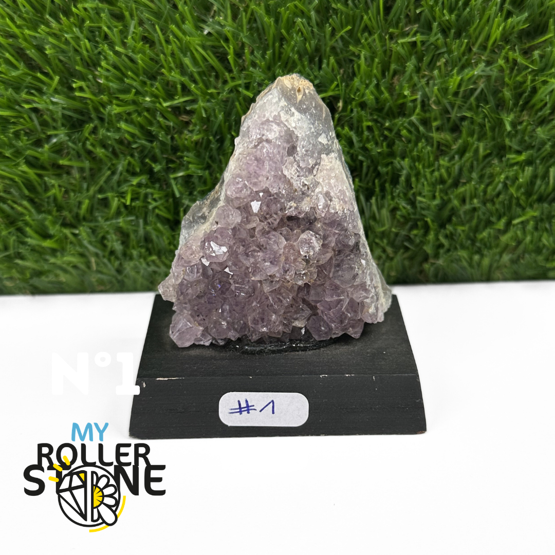 Améthyste sur socle - Pierres et fossiles