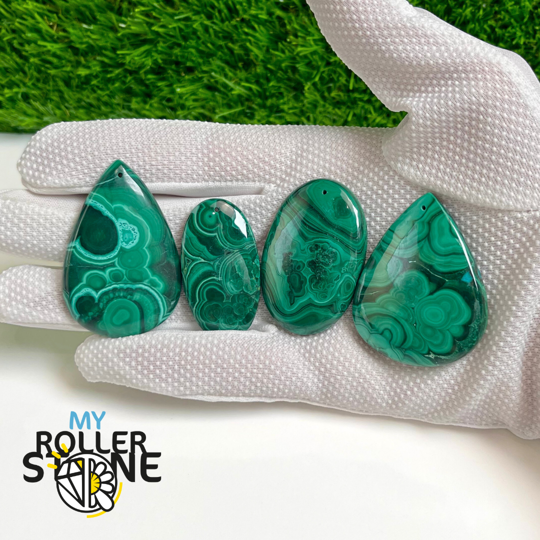 Pendentif Malachite 5A percé