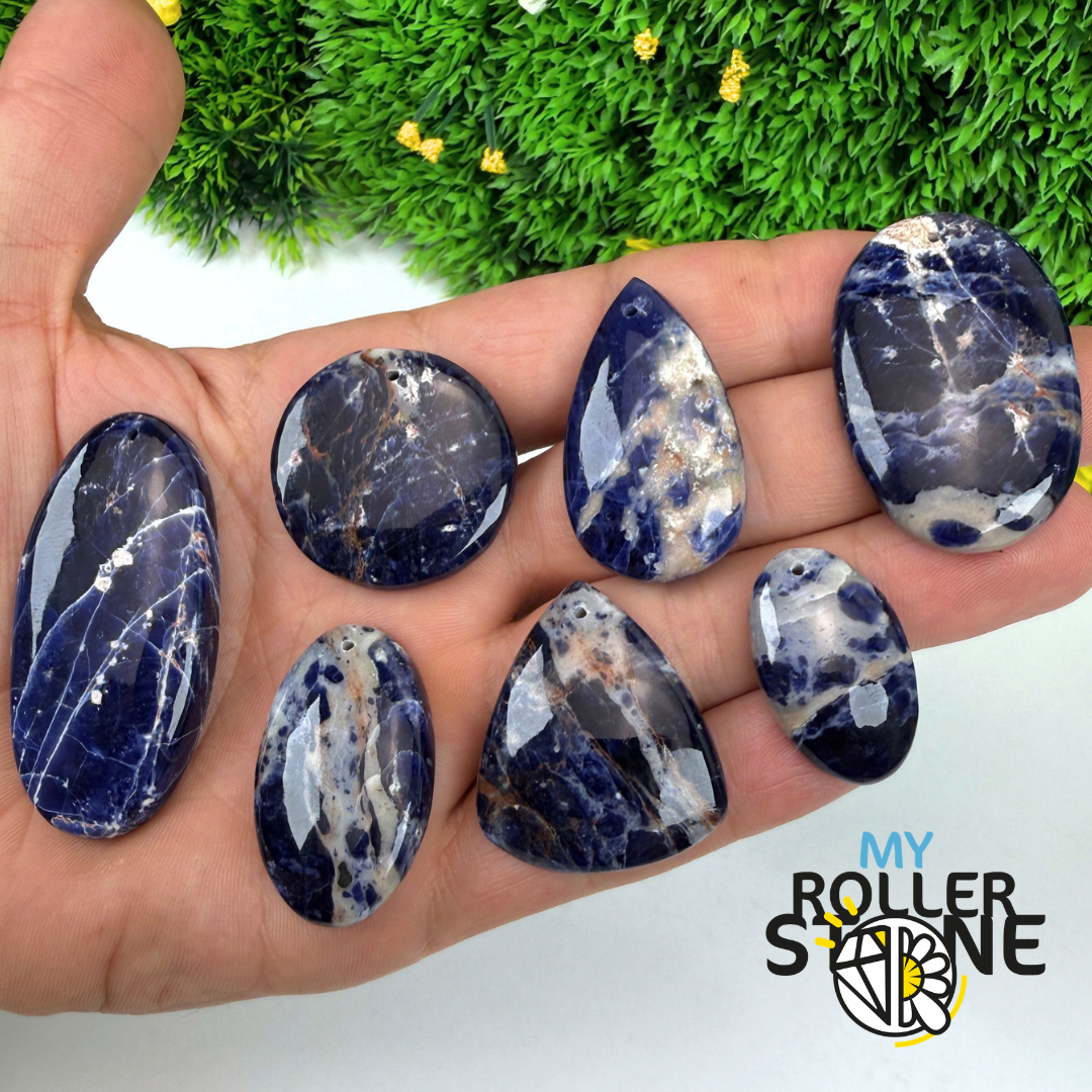 Pendentifs Percés Sodalite 5A
