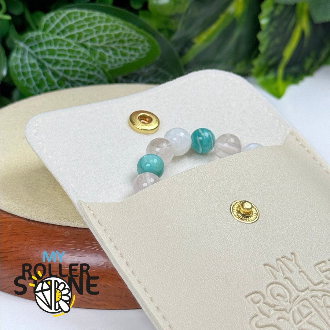 Bracelet Chemin de Vie 2 – Pierre de lune, Quartz rose & Amazonite