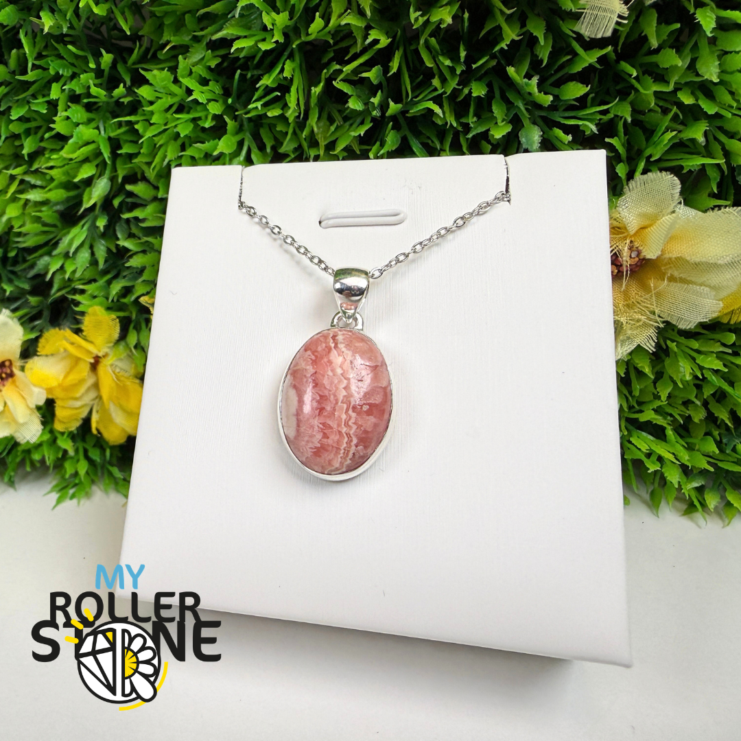 Pendentif Rhodochrosite Argent 925 – RDOP2490