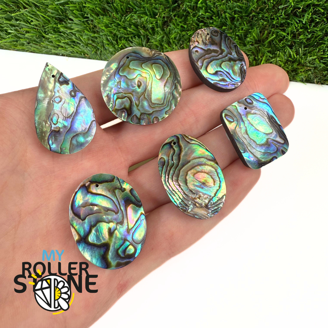 Pendentif en Abalone Forme Libre 5A