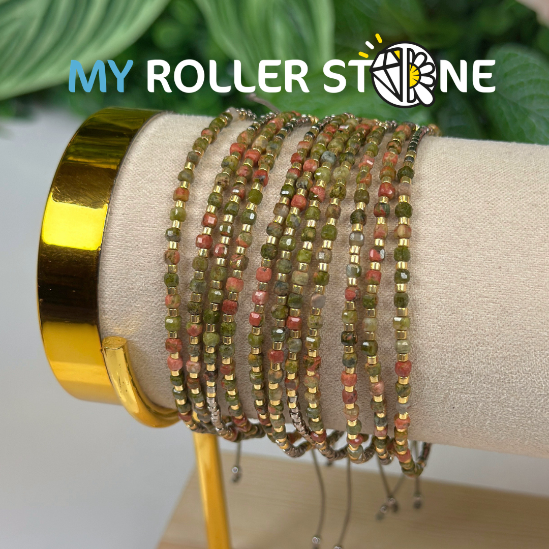 Bracelet Ajustable Unakite