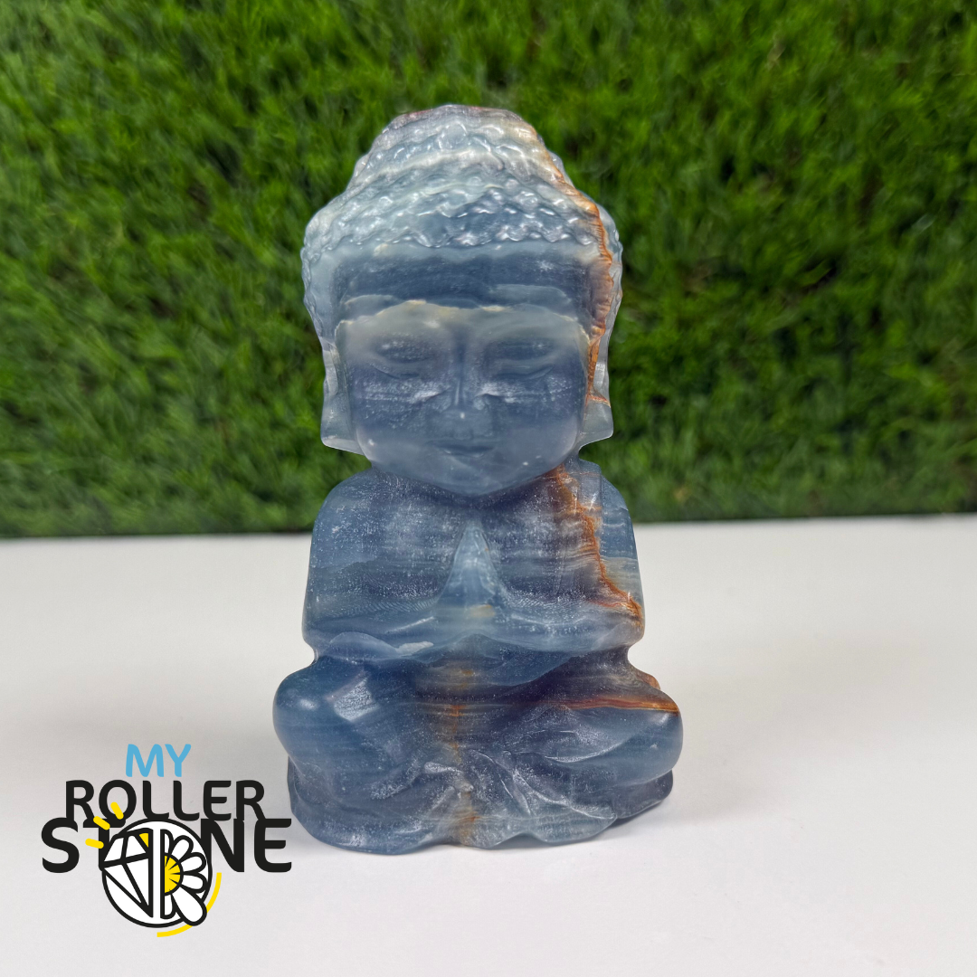 Boudha en Onyx Bleue