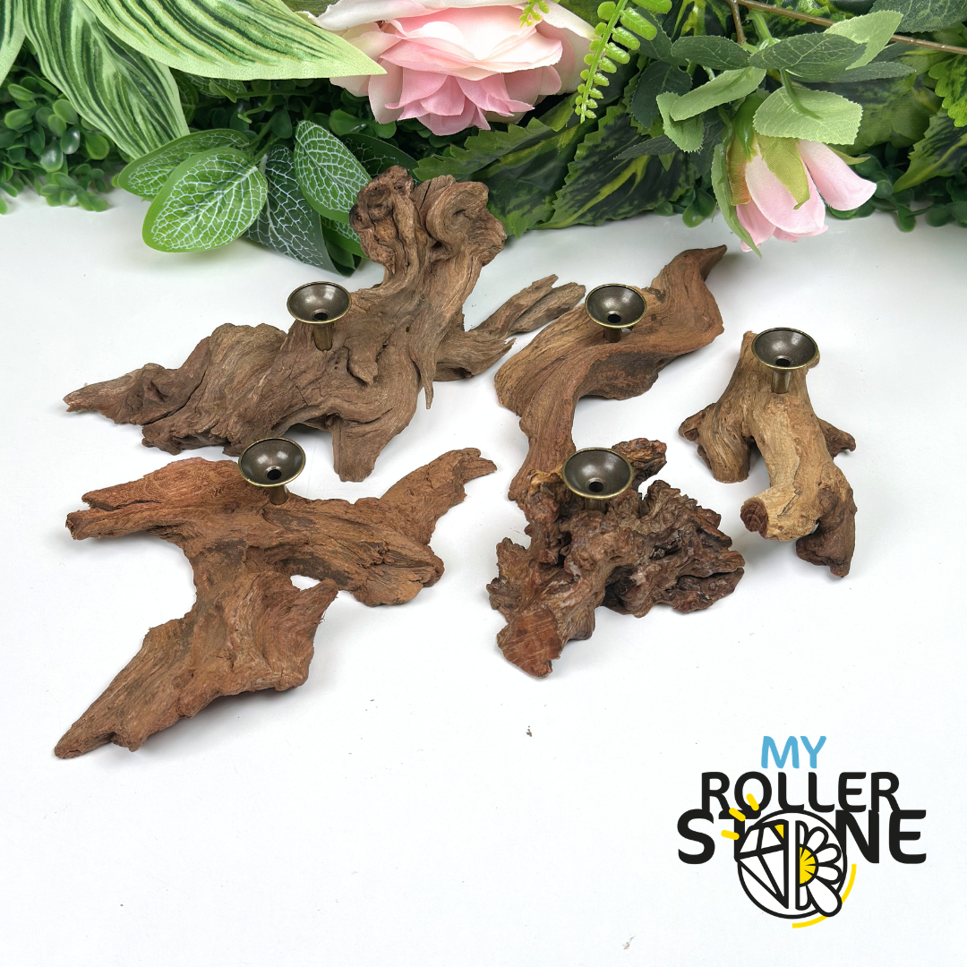 Socle en bois brut