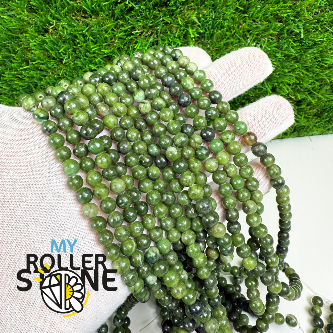 Perle Jade Africain (6MM-8MM)