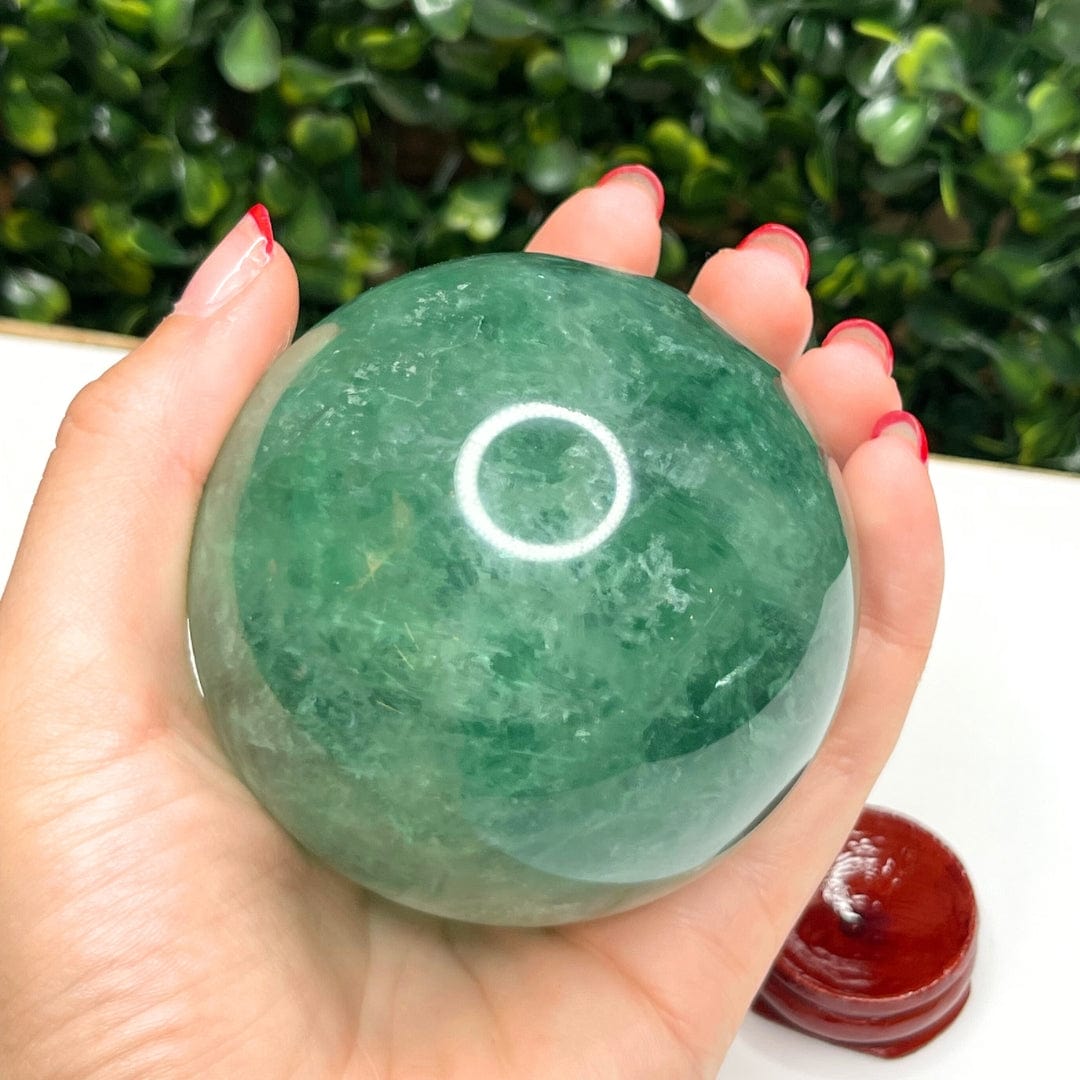 Sphère Fluorine Verte #4